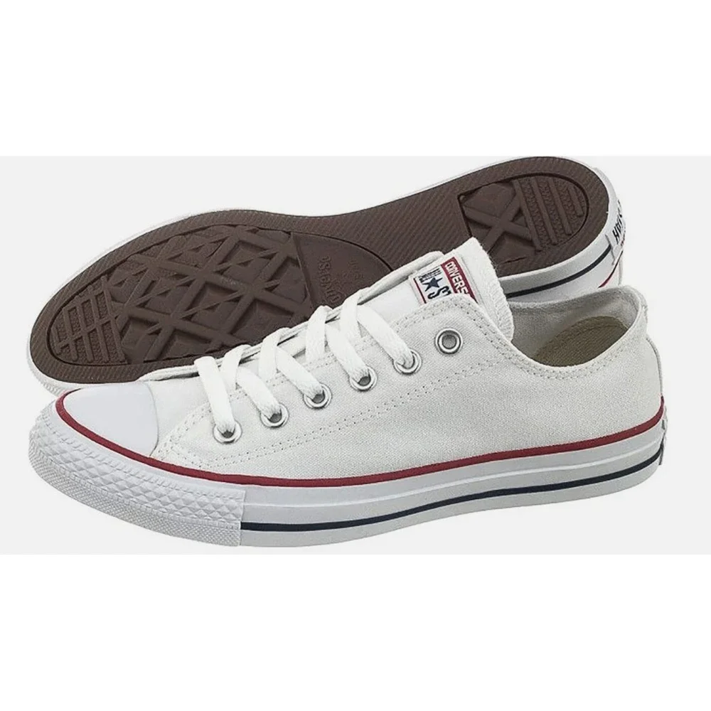 Converse Chuck Taylor All Star Classic Low Top sneaker in Optical White Size 9.5 - Picture 1 of 9